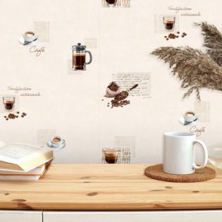 Tapeta do kuchni beżowa