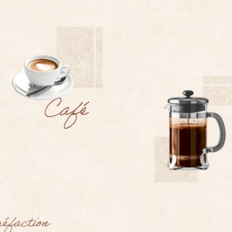 Tapeta do kuchni kawa beżowa