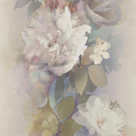 Tapeta ścienna Erismann Aurora 10513-09 panel kwiaty różowe beżowe