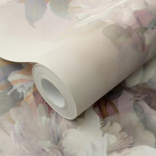 Tapeta ścienna Erismann Aurora 10513-09 panel kwiaty różowe beżowe