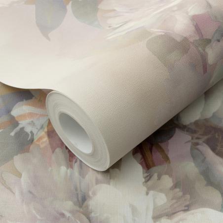 Tapeta ścienna Erismann Aurora 10513-09 panel kwiaty różowe beżowe