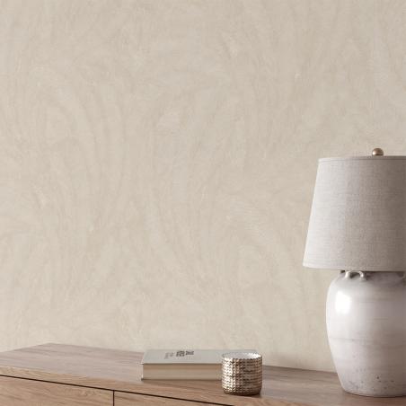 Tapeta 10476-02 eleganckie liście beżowe