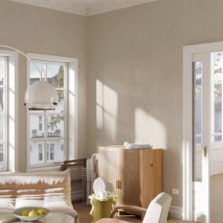 Tapeta ścienna Erismann Elysium 10476-02 eleganckie liście beżowe