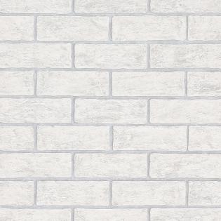 Tapeta ścienna Erismann 10339-10 cegła biała z szarymi fugami