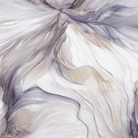 Tapeta ścienna LeGrand Platinum 4618-05 kwiaty 3D kremowe fioletowe