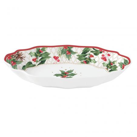 Easy Life Christmas Berries Patera świąteczna owalna 24cm