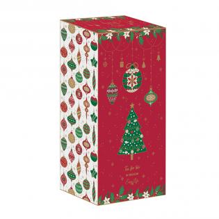 Easy Life Jingle Bells Tea for two zestaw dzbanek 500ml 2 filiżanki 240ml bombki choinki