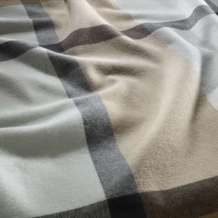 Pościel Flueresse Lech 604466/07 flanela kratka beżowa kremowa