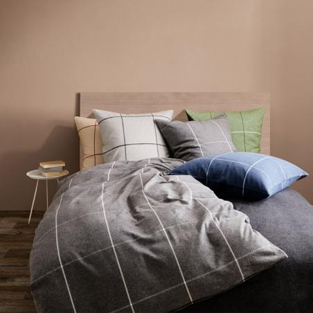 Pościel Flueresse Lech 604311/01 flanela krata grafitowa