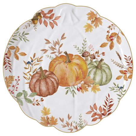 Easy Life Harvest Patera porcelanowa w kształcie dyni 27cm