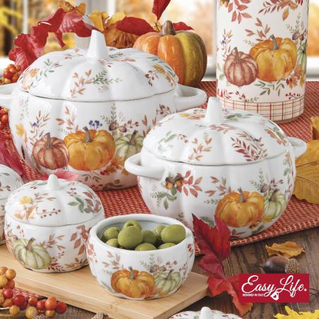 Easy Life Harvest Pojemnik ceramiczny dynia 15cm