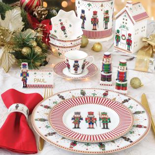 Easy Life Nutcracker Bieżnik świąteczny Dziadki do orzechów 40x140cm