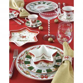 Easy Life Christmas Tale Talerz na ciasto świąteczny 32cm z łopatką