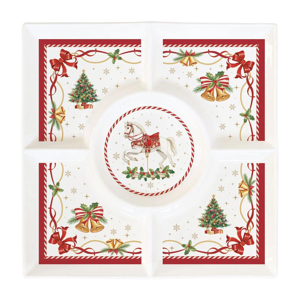 Easy Life Christmas Tale Patera świąteczna 25cm Konik na biegunach