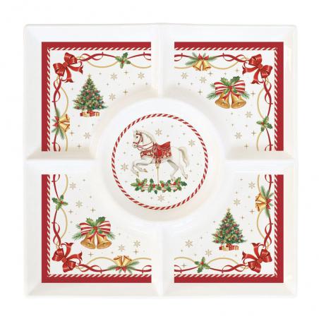 Easy Life Christmas Tale Patera świąteczna 25cm Konik na biegunach