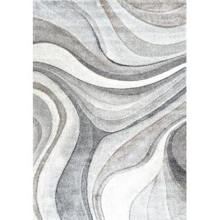 Dywan nowoczesny Smart Home 2551 fale abstrakcyjny szary