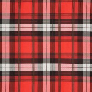 Pościel świąteczna Eurofirany Bliss bawełna renforce gwiazda betlejemska krata czerwona