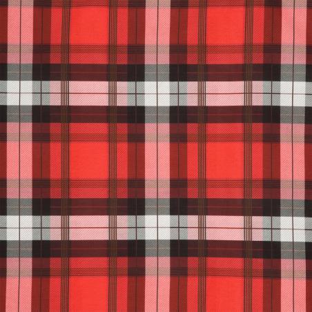 Pościel świąteczna Eurofirany Bliss bawełna renforce gwiazda betlejemska krata czerwona