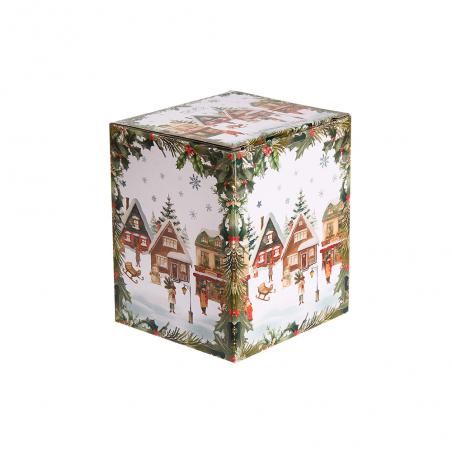 Duo Christmas Village Kubek świąteczny z zaparzaczem 360ml Domki świąteczne