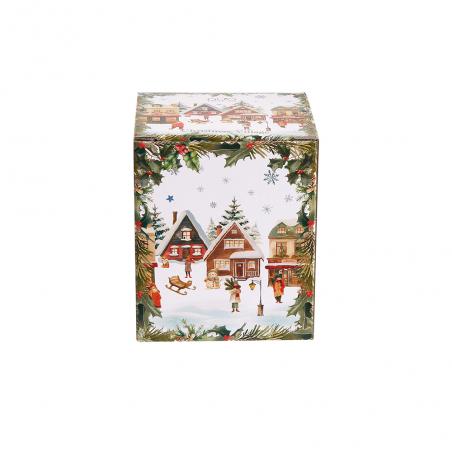 Duo Christmas Village Kubek świąteczny z zaparzaczem 360ml Domki świąteczne