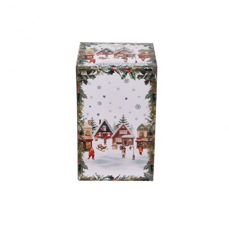 Duo Christmas Village Pojemnik na ciastka świąteczny Domki