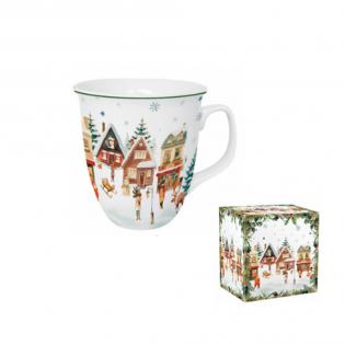 Duo Christmas Village Kubek świąteczny 650ml Domki