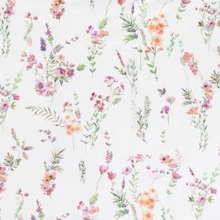 Pościel Estella Millefleur 4471/985 flanela delikatne kwiaty różowe żółte kremowe