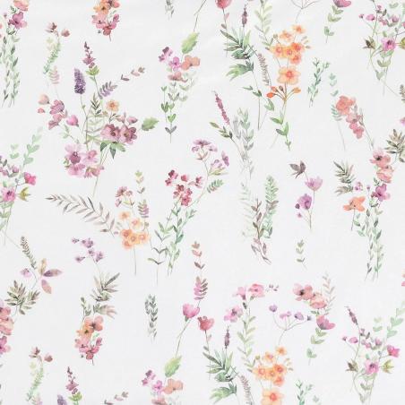 Pościel Estella Millefleur 4471/985 flanela delikatne kwiaty różowe żółte kremowe