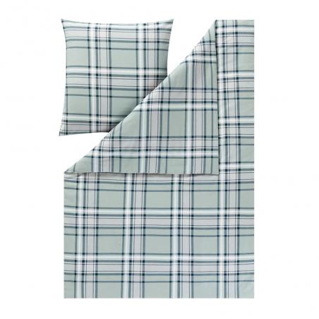 Pościel Estella Hannes 4459/080 flanela krata zielona