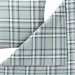 Pościel Estella Hannes 4459/080 flanela krata zielona