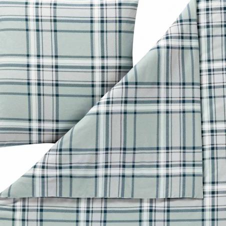 Pościel Estella Hannes 4459/080 flanela krata zielona