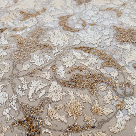 Dywan klasyczny ENZO beżowy ramka