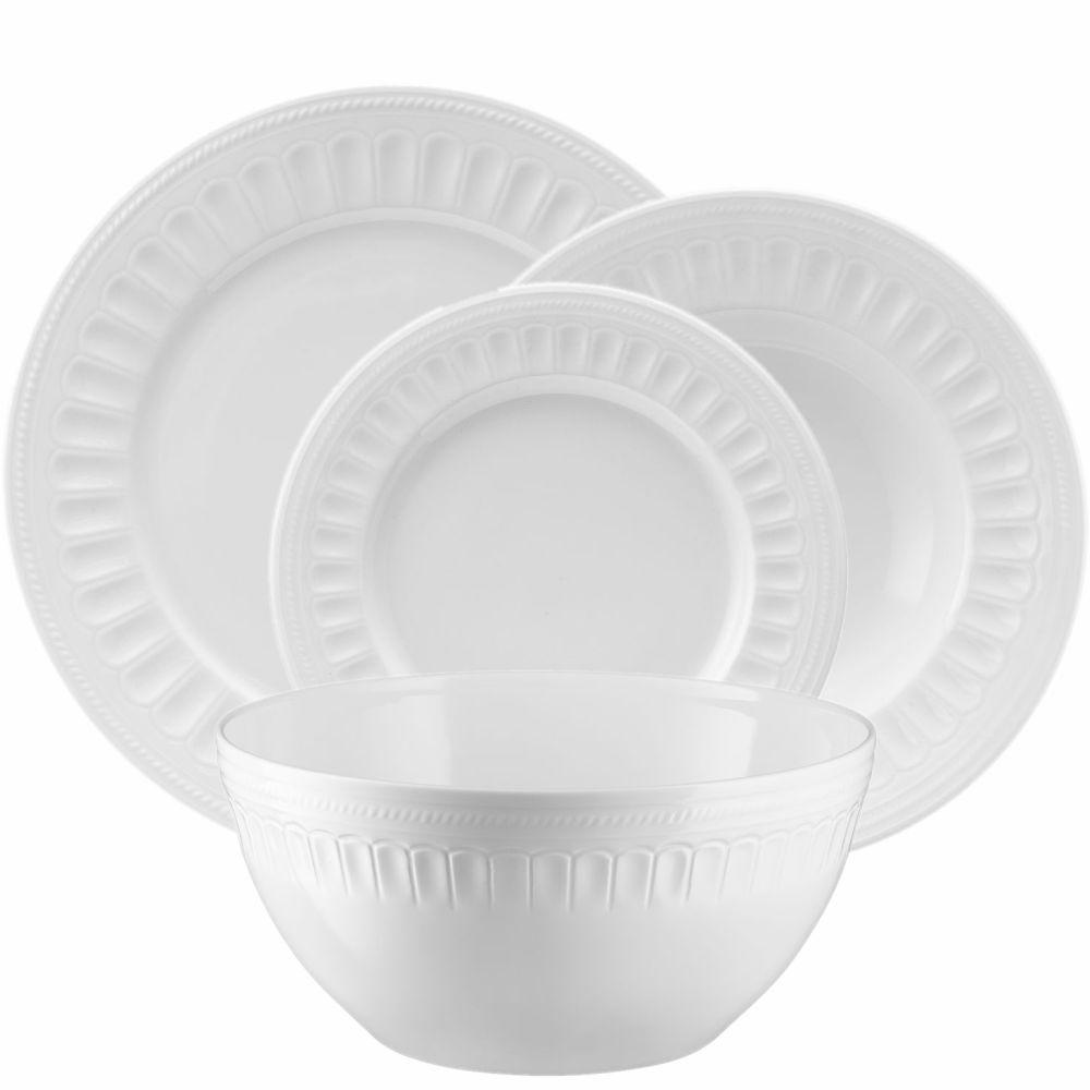 Villa Italia Mesyna white Serwis obiadowy dla 6 osób 20 elementów