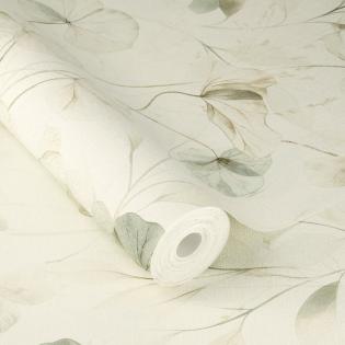 Tapeta ścienna Rasch Farm Living 709070 delikatne liście eukaliptusa zielone