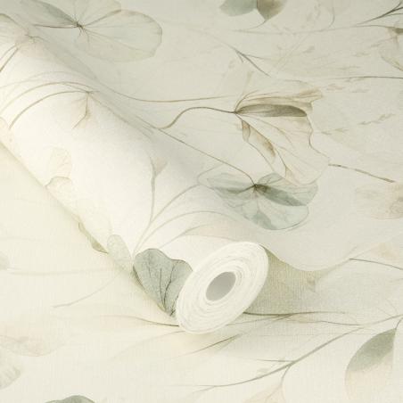 Tapeta ścienna Rasch Farm Living 709070 delikatne liście eukaliptusa zielone