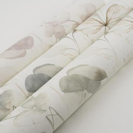 Tapeta ścienna Rasch Farm Living 709070 delikatne liście eukaliptusa zielone