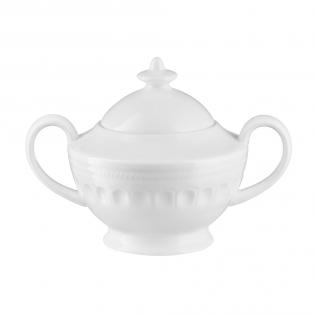 Villa Italia Mesyna White Cukiernica porcelanowa