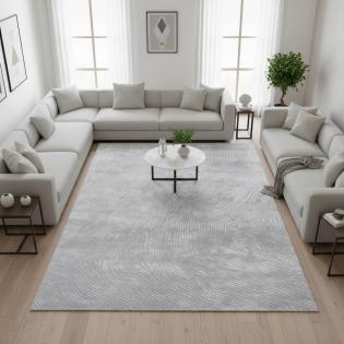 Dywan Nowoczesny Canyon Silver by Maciej Zień