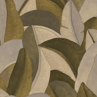 Tapeta AS Creation Vibes and Styles 79039-3 liście złote zielone