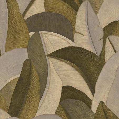 Tapeta AS Creation Vibes and Styles 79039-3 liście złote zielone