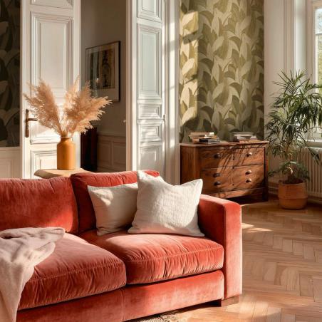 Tapeta AS Creation Vibes and Styles 79039-3 liście złote zielone