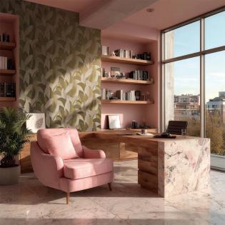 Tapeta AS Creation Vibes and Styles 79039-3 liście złote zielone