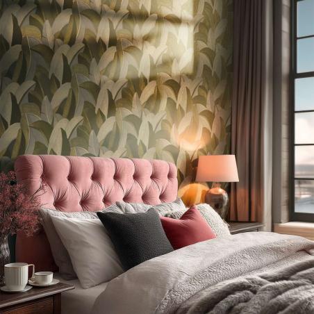 Tapeta AS Creation Vibes and Styles 79039-3 liście złote zielone