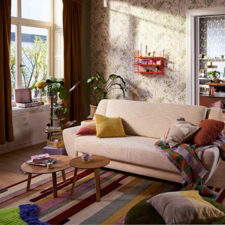 Tapeta ścienna AS Creation Stories of Life 39650-4 delikatne liście zielone kremowe