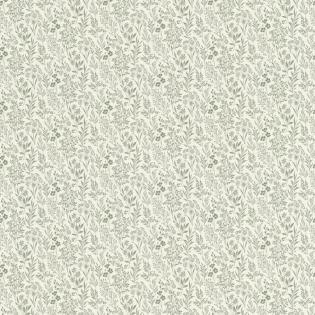 Tapeta ścienna Grandeco Farm Living 709353 drobne listki gałązki zielone w stylu cottage