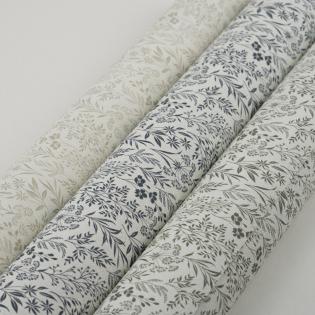 Tapeta ścienna Grandeco Farm Living 709353 drobne listki gałązki zielone w stylu cottage