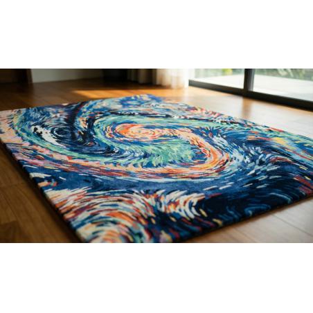 Dywan Carpet Decor Flores Blue nowoczesny abstrakcyjny