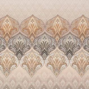 Pościel Estella Sophia 6347/800 mako-interlock jersey klasyczna ornamenty beżowe