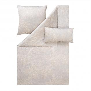 Pościel Estella Sabine 2195/205 Satyna Szwajcarska Premium fale beżowe