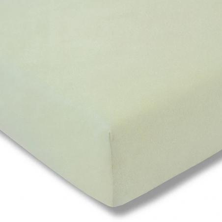 Prześcieradło Estella z gumką welurowe velour 565 verde zielone